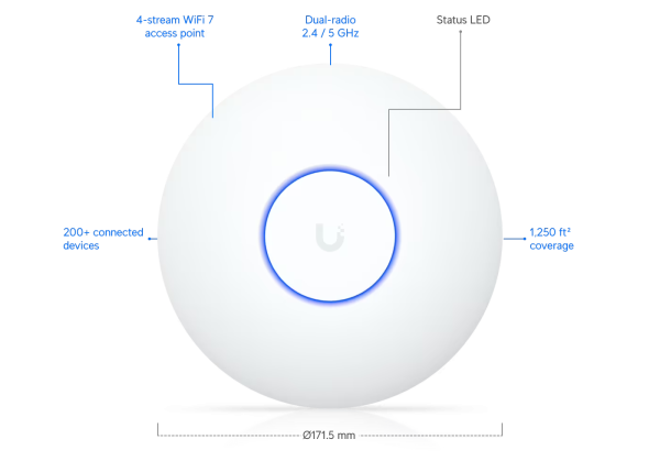 Ubiquiti U7-LITE accesspunkt